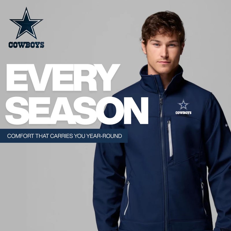 Dunbrooke NFL Dallas Cowboys Men's Softshell Jacket, 2X, Graphite - Image 5